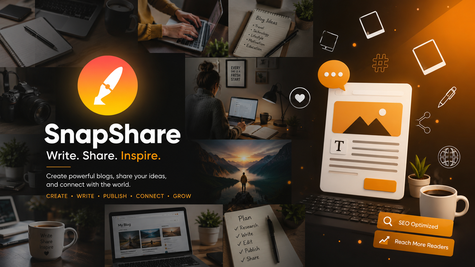 How to Write an SEO-Optimized Blog on SnapShare